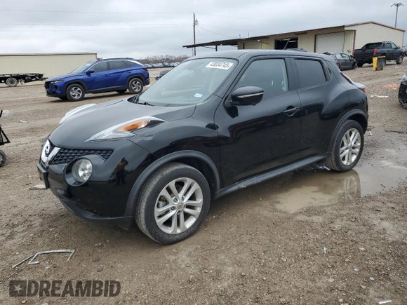2016 Nissan Juke S with VIN JN8AF5MV8GT659902, listed as a Copart auction lot 43034745 with 47,118 mi miles and Clean Title. Bid and sale history available at carsss.com. Image 1.