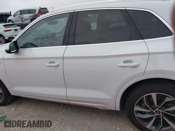 2023 Audi Q5 S line Premium Plus with VIN WA1EAAFY9P2053732, listed as a IAAI auction lot 42075720 with 51,553 mi miles. Bid and sale history available at carsss.com. Image 14.