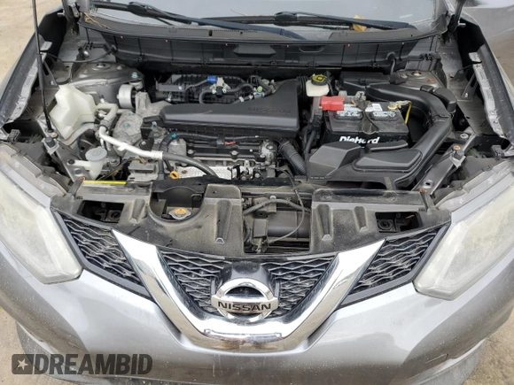 2016 Nissan Rogue SV with VIN KNMAT2MT2GP665317, listed as a Copart auction lot 49662925 with 135,030 mi miles and Salvage Title. Bid and sale history available at DreamBid. Image 12.