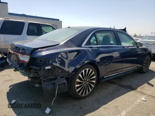 2017 Lincoln Continental Black Label with VIN 1LN6L9BC3H5602687, listed as a Copart auction lot 62089624 with 35,349 mi miles and Salvage Title. Bid and sale history available at carsss.com. Image 3.