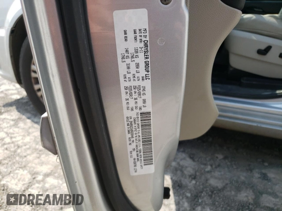 2011 Chrysler Town & Country Limited with VIN 2A4RR6DGXBR698448, listed as a Copart auction lot 70932134 with 130,140 mi miles and Salvage Title. Bid and sale history available at DreamBid. Image 13.