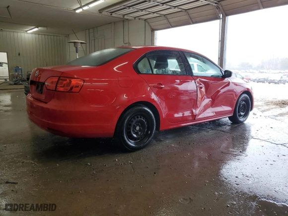 2014 Volkswagen Jetta Sedan S with VIN 3VW2K7AJ5EM335369, listed as a Copart auction lot 48570655 with 127,894 mi miles and Salvage Title. Bid and sale history available at carsss.com. Image 3.