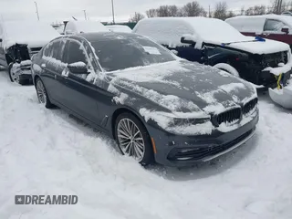 2018 BMW 5 Series 530i xDrive with VIN WBAJA7C56JWC76103, listed as a IAAI auction lot 41249193 with 70,980 mi miles. Bid and sale history available at carsss.com. Image 1.
