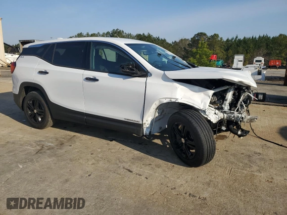 2018 GMC Terrain SLE with VIN 3GKALMEV0JL152098, listed as a Copart auction lot 48228425 with Not Provided miles and Salvage Title. Bid and sale history available at carsss.com. Image 4.