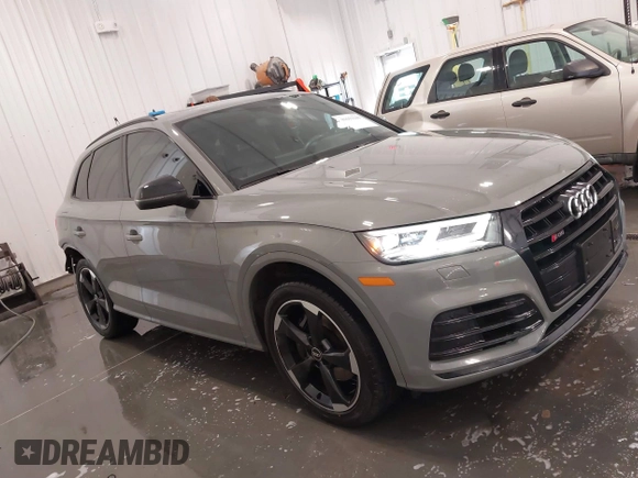 2020 Audi SQ5 Premium Plus with VIN WA1B4AFY2L2122894, listed as a IAAI auction lot 41613149 with 53,306 mi miles and . Bid and sale history available at DreamBid. Image 13.