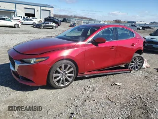2019 Mazda 3 Premium with VIN 3MZBPAEMXKM103980, listed as a Copart auction lot 47821985 with 95,329 mi miles and Salvage Title. Bid and sale history available at DreamBid. Image 1.