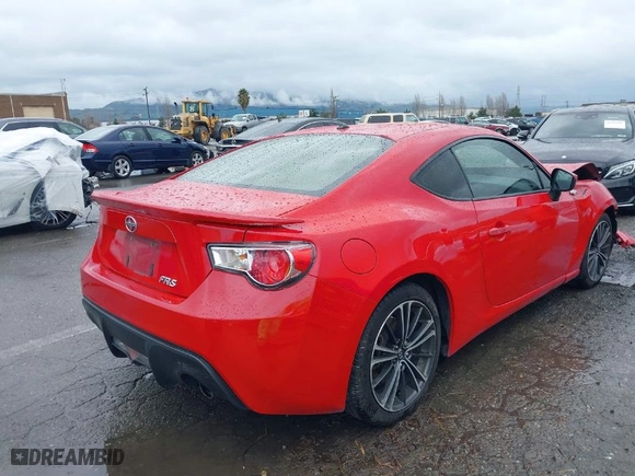 2014 Scion FR-S with VIN JF1ZNAA17E8702482, listed as a IAAI auction lot 41582768 with 117193 miles. Bid and sale history available at carsss.com. Image 4.