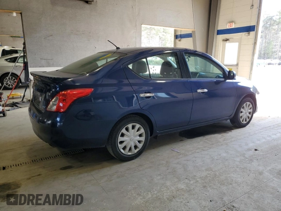 2014 Nissan Versa SV with VIN 3N1CN7AP0EK461009, listed as a Copart auction lot 47828175 with 125,832 mi miles and Clean Title. Bid and sale history available at DreamBid. Image 3.