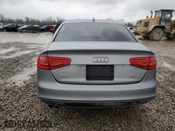 2015 Audi A4 Premium Plus with VIN WAUHFAFL3FN006599, listed as a Copart auction lot 85772424 with 0 mi miles and Salvage Title. Bid and sale history available at carsss.com. Image 6.