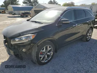 2019 Kia Sorento SX z VIN 5XYPK4A54KG504607, wystawiony jako Copart lot #51214285 z przebiegiem 136 088 mil mil oraz Szkoda całkowita • Salvage title. Historia ofert i sprzedaży dostępna na DreamBid. Obrazek 1.