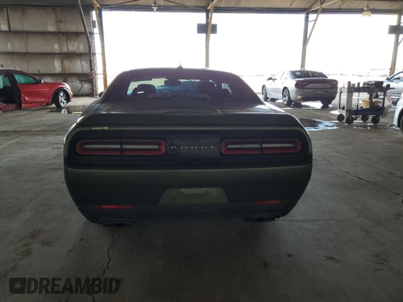 2018 Dodge Challenger R/T with VIN 2C3CDZBTXJH168873, listed as a Copart auction lot 59748545 with 76,193 mi miles and Salvage title. Bid and sale history available at DreamBid. Image 6.