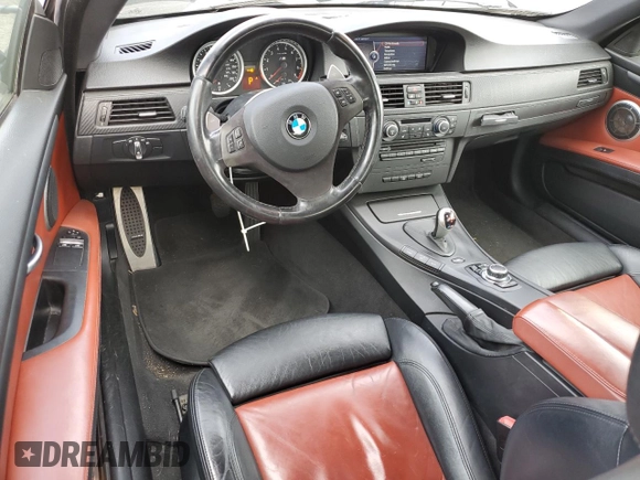 2012 BMW M3 with VIN WBSKG9C53CE798123, listed as a Copart auction lot 60464165 with 90,448 mi miles and Salvage title. Bid and sale history available at DreamBid. Image 8.