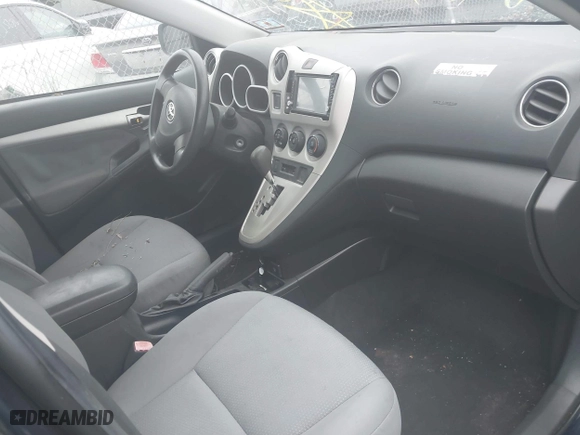 2009 Toyota Matrix S with VIN 2T1KE40E79C012615, listed as a IAAI auction lot 42093081 with 999,999 mi miles. Bid and sale history available at carsss.com. Image 5.