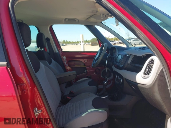 2014 FIAT 500L Easy with VIN ZFBCFABH7EZ027657, listed as a IAAI auction lot 40808990 with 107,591 mi miles and . Bid and sale history available at DreamBid. Image 5.