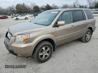 2007 Honda Pilot EX with VIN 5FNYF18487B004128, listed as a Copart auction lot 47588965 with 217,669 mi miles and Clean Title. Bid and sale history available at carsss.com. Image 1.