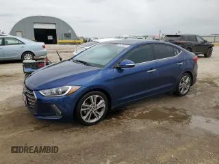 2017 Hyundai Elantra Limited z VIN 5NPD84LF6HH086933, wystawiony jako Copart lot #53844465 z przebiegiem 84 122 mil mil oraz Czysty tytuł • Clean title. Historia ofert i sprzedaży dostępna na DreamBid. Obrazek 1.