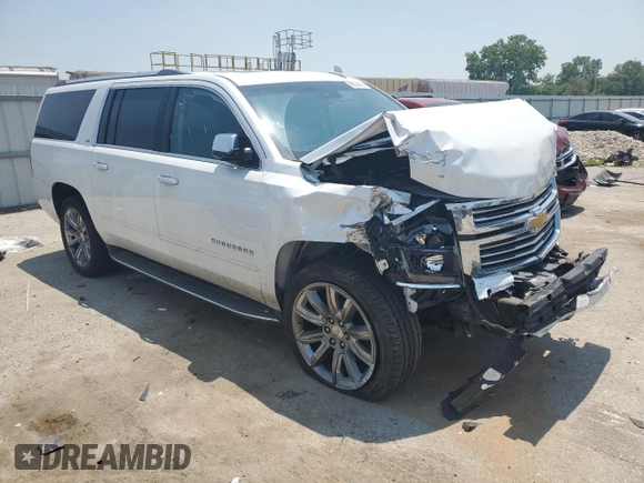 2016 Chevrolet Suburban LTZ with VIN 1GNSKJKC2GR368676, listed as a Copart auction lot 60224225 with 131,362 mi miles and Salvage title. Bid and sale history available at DreamBid. Image 4.