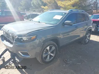 2021 Jeep Cherokee Limited with VIN 1C4PJMDX5MD119364, listed as a IAAI auction lot 41686608 with 92,732 mi miles and . Bid and sale history available at DreamBid. Image 2.