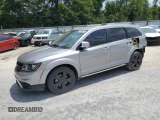 2018 Dodge Journey Crossroad z VIN 3C4PDCGG6JT504869, wystawiony jako Copart lot #57463435 z przebiegiem 87 072 mil mil oraz Szkoda całkowita • Salvage title. Historia ofert i sprzedaży dostępna na DreamBid. Obrazek 1.