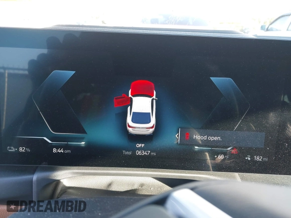 2024 BMW i4 eDrive35 z VIN WBY43AW04RFT05287, wystawiony jako IAAI lot #41427545 z przebiegiem 6 347 mil mil oraz . Historia ofert i sprzedaży dostępna na DreamBid. Obrazek 7.