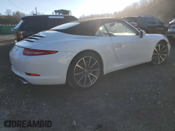 2013 Porsche 911 Carrera with VIN WP0CA2A98DS140522, listed as a Copart auction lot 81499364 with 0 mi miles and Salvage Title. Bid and sale history available at carsss.com. Image 3.