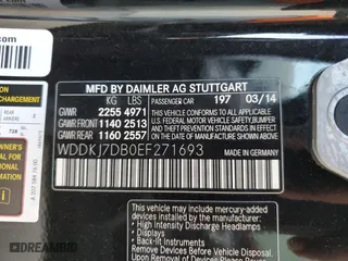 2014 Mercedes-Benz E-Class E 550 with VIN WDDKJ7DB0EF271693, listed as a Copart auction lot 74962174 with 152,337 mi miles and Salvage Title. Bid and sale history available at carsss.com. Image 13.