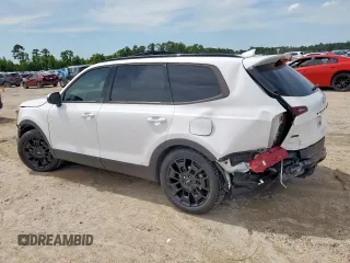 2022 Kia Telluride SX with VIN 5XYP5DHC7NG225071, listed as a Copart auction lot 58676865 with 92,055 mi miles and Salvage title. Bid and sale history available at DreamBid. Image 2.