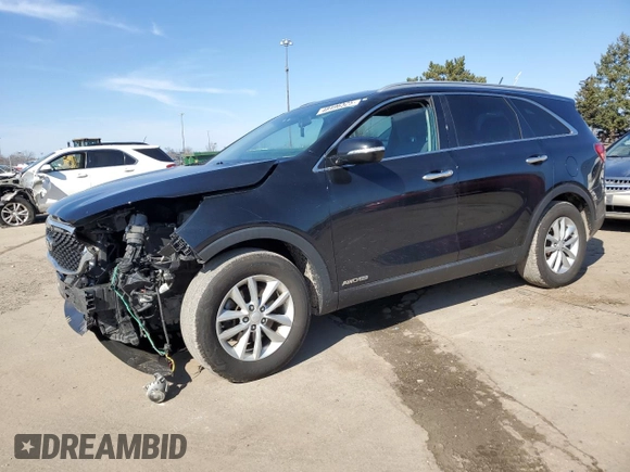 2017 Kia Sorento LX with VIN 5XYPGDA57HG198917, listed as a Copart auction lot 48496325 with 115,667 mi miles and Salvage Title. Bid and sale history available at DreamBid. Image 1.