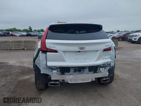 2023 Cadillac XT4 FWD Premium Luxury with VIN 1GYFZCR49PF225817, listed as a IAAI auction lot 42408494 with 5,977 mi miles and . Bid and sale history available at DreamBid. Image 6.