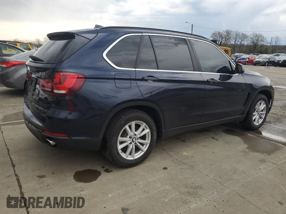 2015 BMW X5 xDrive35i with VIN 5UXKR0C58F0K64841, listed as a Copart auction lot 52716185 with 154,114 mi miles and Clean Title. Bid and sale history available at carsss.com. Image 3.