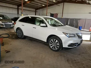 2016 Acura MDX w/Tech with VIN 5FRYD3H46GB017086, listed as a Copart auction lot 45859595 with 94,228 mi miles and Salvage Title. Bid and sale history available at carsss.com. Image 4.