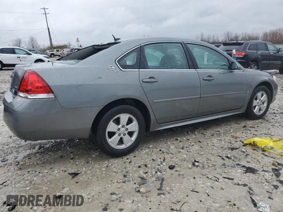 2009 Chevrolet Impala LT with VIN 2G1WT57K791194803, listed as a Copart auction lot 51442095 with 112,492 mi miles and Clean Title. Bid and sale history available at DreamBid. Image 3.