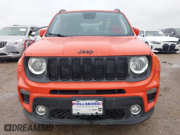 2020 Jeep Renegade Altitude with VIN ZACNJABB3LPM05319, listed as a IAAI auction lot 41491809 with 95,043 mi miles and . Bid and sale history available at DreamBid. Image 12.