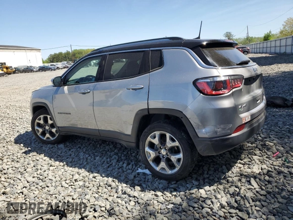 2020 Jeep Compass Limited with VIN 3C4NJDCBXLT155752, listed as a Copart auction lot 55040775 with 135,605 mi miles and Salvage title. Bid and sale history available at DreamBid. Image 2.