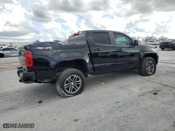 2021 Chevrolet Colorado 4WD Work Truck with VIN 1GCGTBEN3M1253402, listed as a Copart auction lot 86136354 with 42,557 mi miles and Salvage Title. Bid and sale history available at carsss.com. Image 3.
