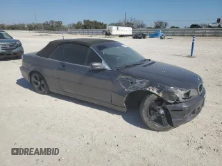 2005 BMW 3 Series 325Ci with VIN WBABW33445PL36818, listed as a Copart auction lot 48857995 with Not Provided miles and Salvage Title. Bid and sale history available at carsss.com. Image 4.