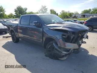 2021 Ram 1500 Laramie with VIN 1C6SRFJT3MN677537, listed as a Copart auction lot 57936295 with Not provided miles and Salvage title. Bid and sale history available at DreamBid. Image 4.