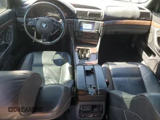 2001 BMW 7 Series 740iL with VIN WBAGH83401DP20569, listed as a Copart auction lot 52725335 with 152,575 mi miles and Salvage Title. Bid and sale history available at carsss.com. Image 8.
