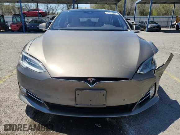 2016 Tesla Model S 70 with VIN 5YJSA1E1XGF147239, listed as a Copart auction lot 56529075 with 82,562 mi miles and Salvage title. Bid and sale history available at DreamBid. Image 5.
