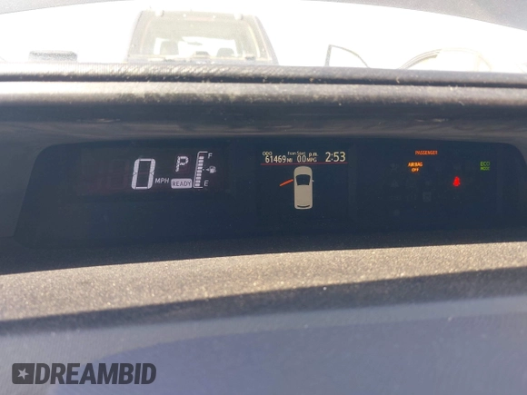 2016 Toyota Prius One with VIN JTDKDTB31G1124885, listed as a IAAI auction lot 42054094 with 61,469 mi miles and . Bid and sale history available at DreamBid. Image 7.