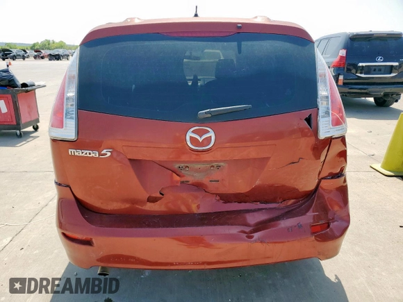 2009 Mazda 5 Sport with VIN JM1CR293090354710, listed as a Copart auction lot 51241235 with 207,334 mi miles and Salvage Title. Bid and sale history available at DreamBid. Image 6.