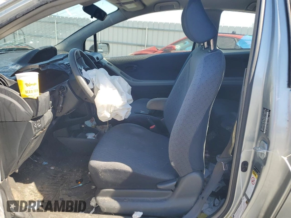 2011 Toyota Yaris with VIN JTDJT4K37B5340908, listed as a Copart auction lot 47574995 with 0 mi miles and Salvage Title. Bid and sale history available at carsss.com. Image 7.