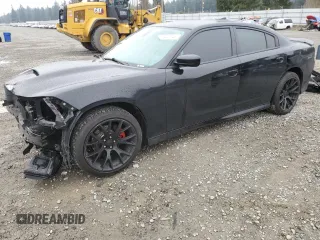 2019 Dodge Charger GT with VIN 2C3CDXHG2KH608648, listed as a Copart auction lot 50422345 with 111,202 mi miles and Salvage Title. Bid and sale history available at DreamBid. Image 1.