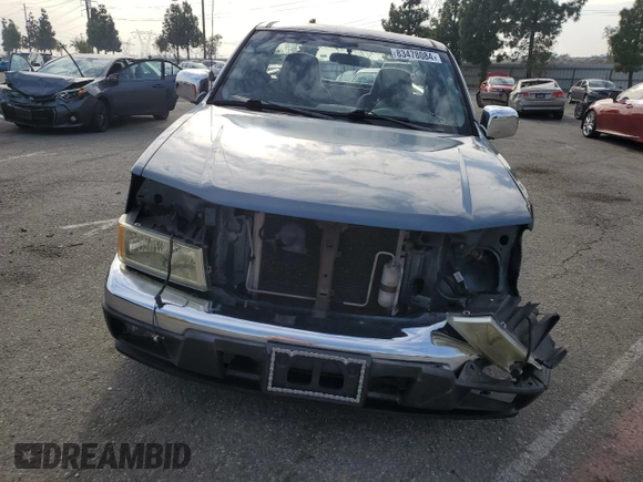 2007 GMC Canyon SL with VIN 1GTCS149978135463, listed as a Copart auction lot 83478084 with 134,667 mi miles and Salvage Title. Bid and sale history available at carsss.com. Image 5.