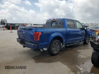 2017 Ford F-150 XL with VIN 1FTEW1CP4HFA00336, listed as a Copart auction lot 58044935 with 92,096 mi miles and Salvage title. Bid and sale history available at DreamBid. Image 3.