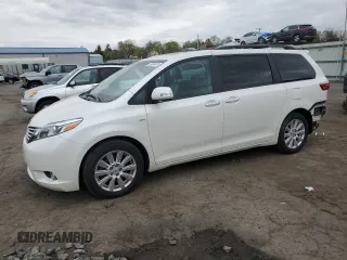 2017 Toyota Sienna XLE с VIN 5TDDZ3DC3HS167023, выставлен на аукционе Copart как лот 53634675 с пробегом 12 003 миль миль и Списание • Salvage title. История ставок и продаж доступна на DreamBid. Изображение 1.