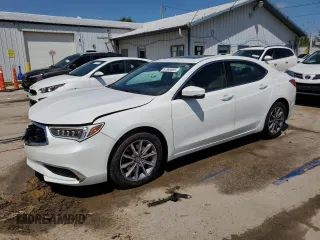 2018 Acura TLX Technology with VIN 19UUB1F56JA006841, listed as a Copart auction lot 57060685 with 74,222 mi miles and Salvage title. Bid and sale history available at DreamBid. Image 1.