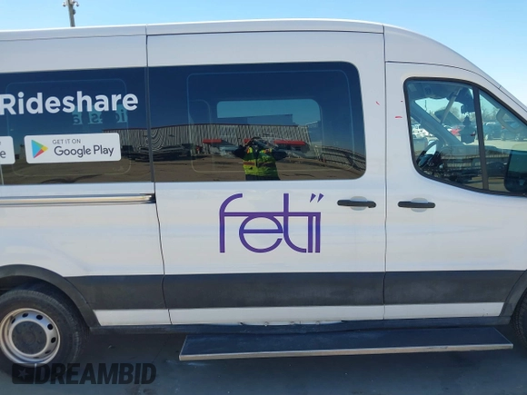 2024 Ford Transit Passenger XL with VIN 1FBAX2C89PKB52360, listed as a IAAI auction lot 41381594 with 43,067 mi miles and . Bid and sale history available at DreamBid. Image 13.
