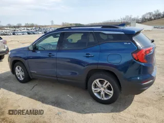 2020 GMC Terrain SLE with VIN 3GKALTEV4LL189913, listed as a Copart auction lot 54226255 with 83,537 mi miles and Salvage title. Bid and sale history available at DreamBid. Image 2.