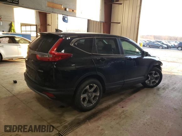 2017 Honda CR-V EX-L with VIN 2HKRW2H82HH608385, listed as a Copart auction lot 47791305 with 83,417 mi miles and Salvage Title. Bid and sale history available at DreamBid. Image 3.